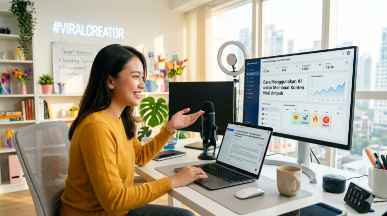 Cara Menggunakan AI untuk Membuat Konten Viral Ampuh